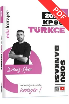 Deniz Hoca KPSS Türkçe Video Çözümlü Soru Bankası kitap kapağı