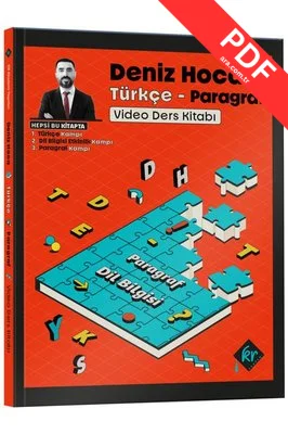 Deniz Hoca Tüm Sınavlar İçin Türkçe Video Ders Kitabı kitap kapağı
