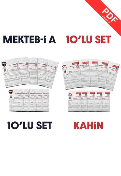 Dijital Hoca 2025 ``MEKTEB-İ A`` + Kahin GYGK Türkiye Geneli PDF Çözümlü 20 `li Deneme Seti kitap kapağı