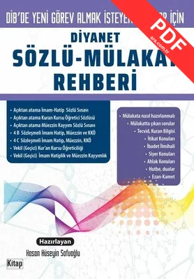 Diyanet Sözlü Mülakat Rehberi kitap kapağı