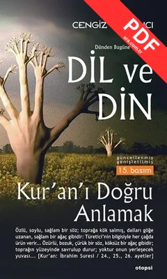 Dünden Bugüne Türklerde Dil ve Din kitap kapağı
