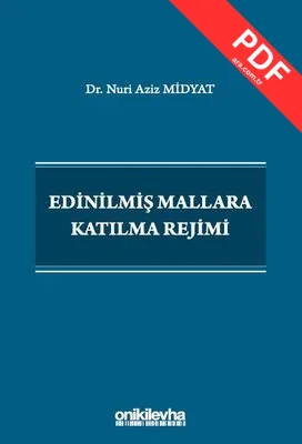 Edinilmiş Mallara Katılma Rejimi kitap kapağı