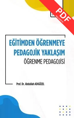 Eğitimden Öğrenmeye Pedagojik Yaklaşım Öğrenme Pedagojisi kitap kapağı