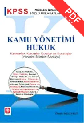 Ekin KPSS Kamu Yönetimi-Hukuk kitap kapağı
