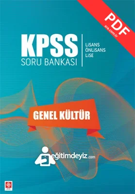 Ekin KPSS Soru Bankası Genel Kültür kitap kapağı