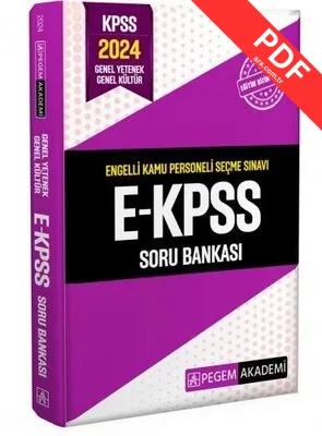 E-KPSS Soru Bankası kitap kapağı
