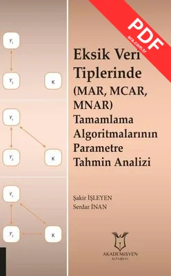Eksik Veri Tiplerinde Tamamlama Algoritmalarının Parametre Tahmin Analizi kitap kapağı