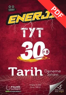 Enerji TYT Tarih 30 Deneme Sınavı kitap kapağı