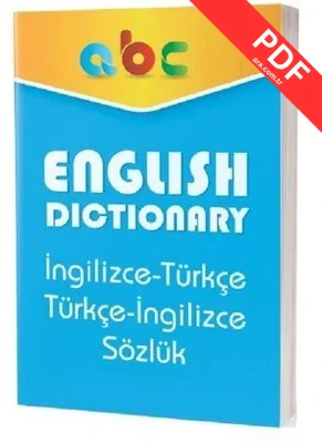 English Dictionary-İngilizce Türkçe-Türkçe İngilizce Sözlük kitap kapağı