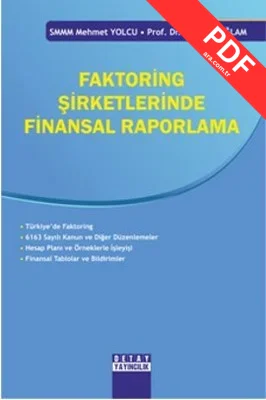 Faktoring Şirketlerinde Finansal Raporlama kitap kapağı