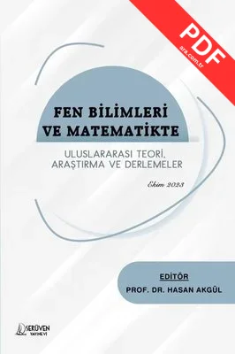 Fen Bilimleri ve Matematikte Uluslararası Teori, Araştırma ve Derlemeler - Ekim 2023 kitap kapağı