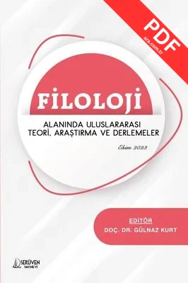Filoloji Alanında Uluslararası Teori Araştırma ve Derlemeler - Ekim 2023 kitap kapağı