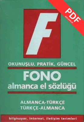 Fono Almanca El Sözlüğü kitap kapağı