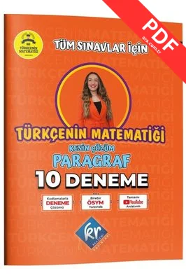 Gamze Hoca Türkçenin Matematiği Tüm Sınavlar İçin Paragraf 10 Deneme kitap kapağı