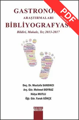 Gastronomi Araştırmaları Bibliyografyası kitap kapağı