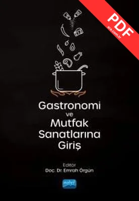 Gastronomi ve Mutfak Sanatlarına Giriş kitap kapağı