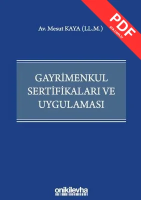 Gayrimenkul Sertifikaları ve Uygulaması kitap kapağı