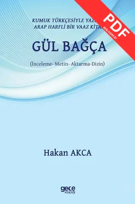 Gül Bağça kitap kapağı