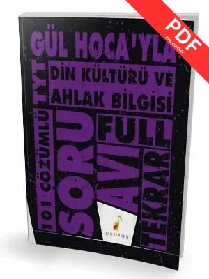 Gül Hoca'yla TYT Din Kültürü ve Ahlak Bilgisi Soru Avı 101 Çözümlü Soru kitap kapağı