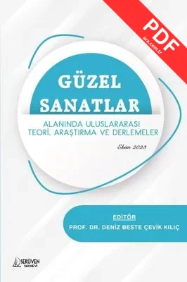 Güzel Sanatlar Alanında Uluslararası Teori Araştırma ve Derlemeler - Ekim 2023 kitap kapağı