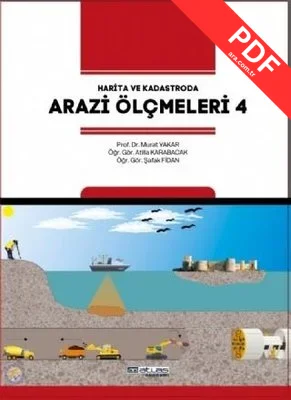 Harita ve Kadastroda Arazi Ölçmeleri-4 kitap kapağı