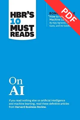 HBR's 10 Must Reads on AI kitap kapağı