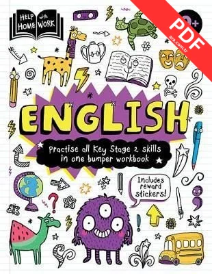 Help With Homework: 9+ English kitap kapağı