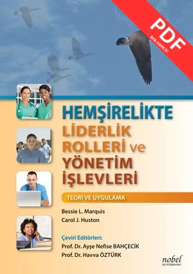 Hemşirelikte Liderlik Rolleri ve Yönetim İşlevleri kitap kapağı