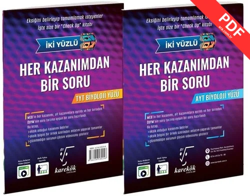 Her Kazanımdan Bir Soru TYT - AYT Biyoloji Soru Bankası kitap kapağı
