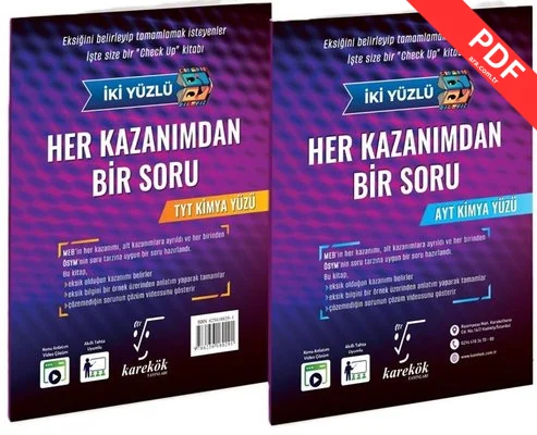 Her Kazanımdan Bir Soru TYT - AYT Kimya Soru Bankası kitap kapağı