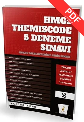 HMGS Themiscode 5 Deneme Sınavı - Hukuk Mesleklerine Giriş Sınavı kitap kapağı