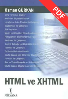 HTML ve XHTML kitap kapağı