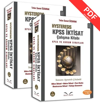 Hysteresis KPSS İktisat Çalışma Kitabı-2 Kitap Takım kitap kapağı