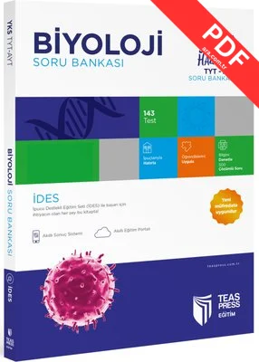 İDES TYT-AYT Biyoloji Soru Bankası kitap kapağı