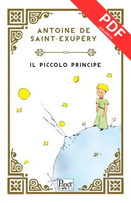 Il Piccolo Principe Küçük Prens-İtalyanca kitap kapağı