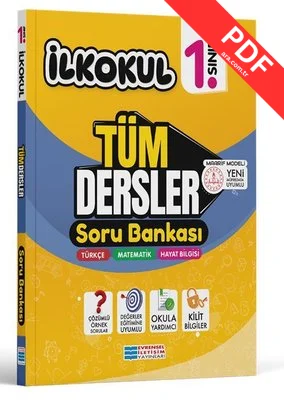 İlkokul 1. Sınıf Tüm Dersler Soru Bankası kitap kapağı