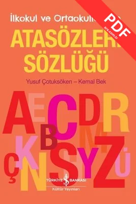 İlkokul ve Ortaokullar İçin Atasözleri Sözlüğü kitap kapağı