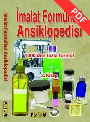 İmalat Formülleri Ansiklopedisi 2. Kitap kitap kapağı