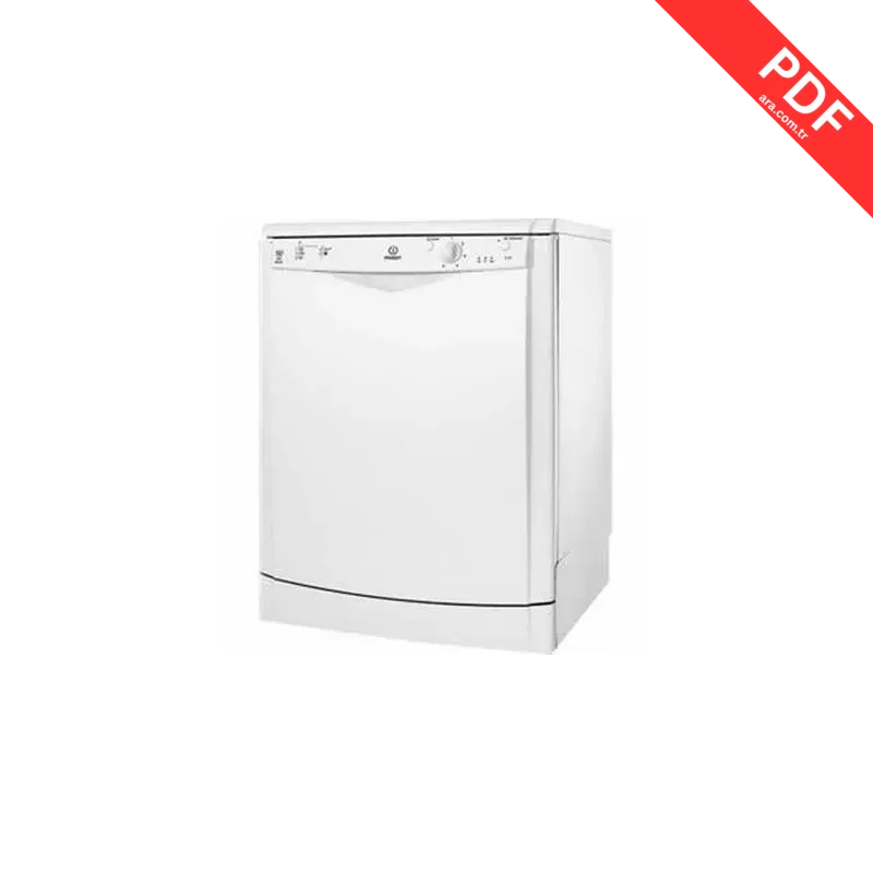 Indesit DFG 051 kılavuz kapağı