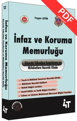 İnfaz ve Koruma Memurluğu kitap kapağı