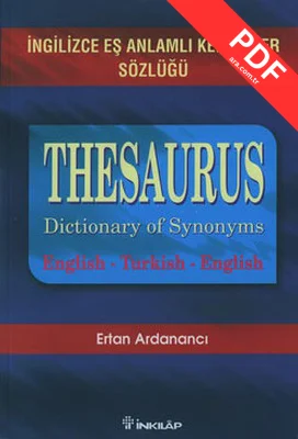 İngilizce Eş Anlamlı Kelimeler Sözlüğü-Thesaurus kitap kapağı