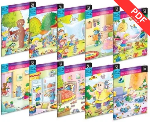 İngilizce Hikaye Seti (10 Kitap) İlkokul 2. Sınıf Karekod Dinlemeli kitap kapağı