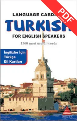 İngilizler İçin Türkçe Dil Kartları kitap kapağı