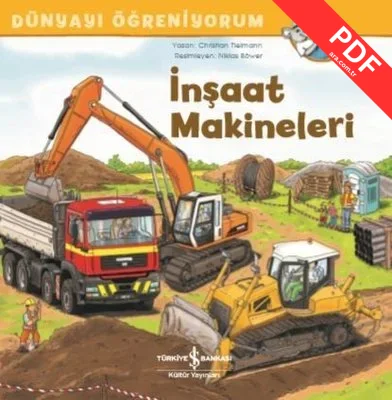 İnşaat Makineleri-Dünyayı Öğreniyorum kitap kapağı