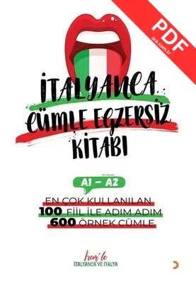 İrem'le İtalyanca Cümle Egzersiz Kitabı A1 - A2 kitap kapağı