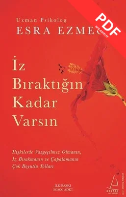 İz Bıraktığın Kadar Varsın kitap kapağı