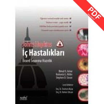 John Hopkins İç Hastalıkları Board Sınavına Hazırlık kitap kapağı