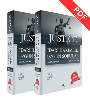 Justice İdari Hakimlik Özgün Sorular Seti-2 Cilt Takım kitap kapağı