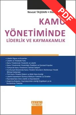 Kamu Yönetiminde Liderlik ve Kaymakamlık kitap kapağı