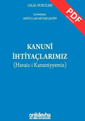 Kanuni İhtiyaçlarımız kitap kapağı